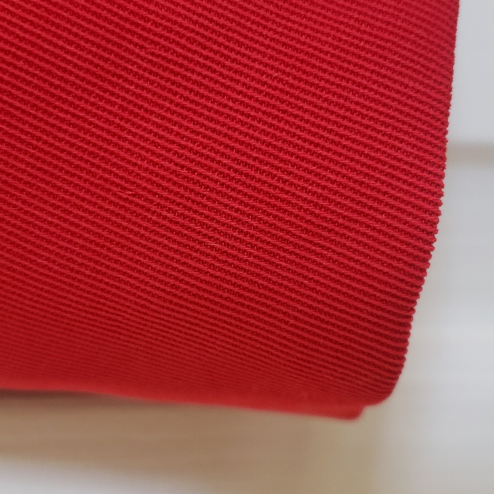 Y2K HALSTON LIFESTYLE Red Pencil Skirt MEDIUM Minimalist Work Holiday Midi - Picture 8 of 16